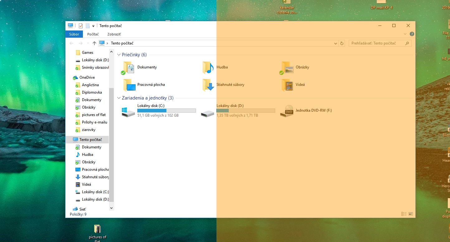Funkcia Windows Night light alebo Nočné svetlo elimunuje rušivé modré svetlo