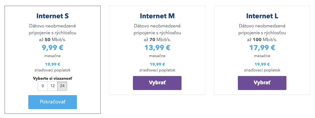 SWAN optický internet
