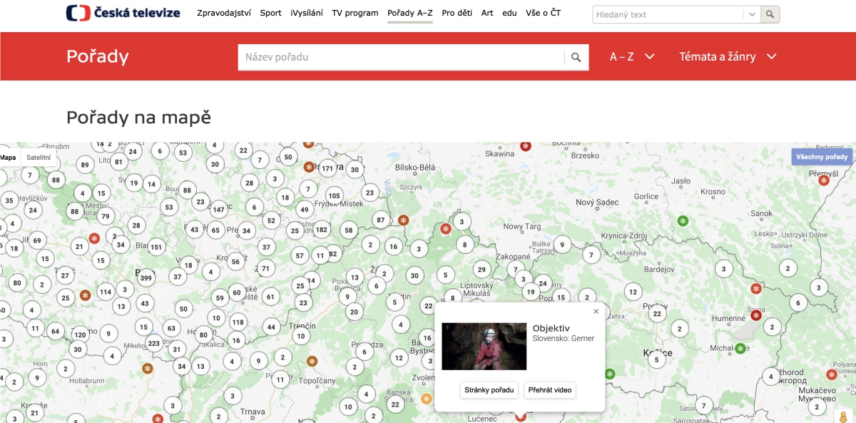 ČT programy o Slovensku