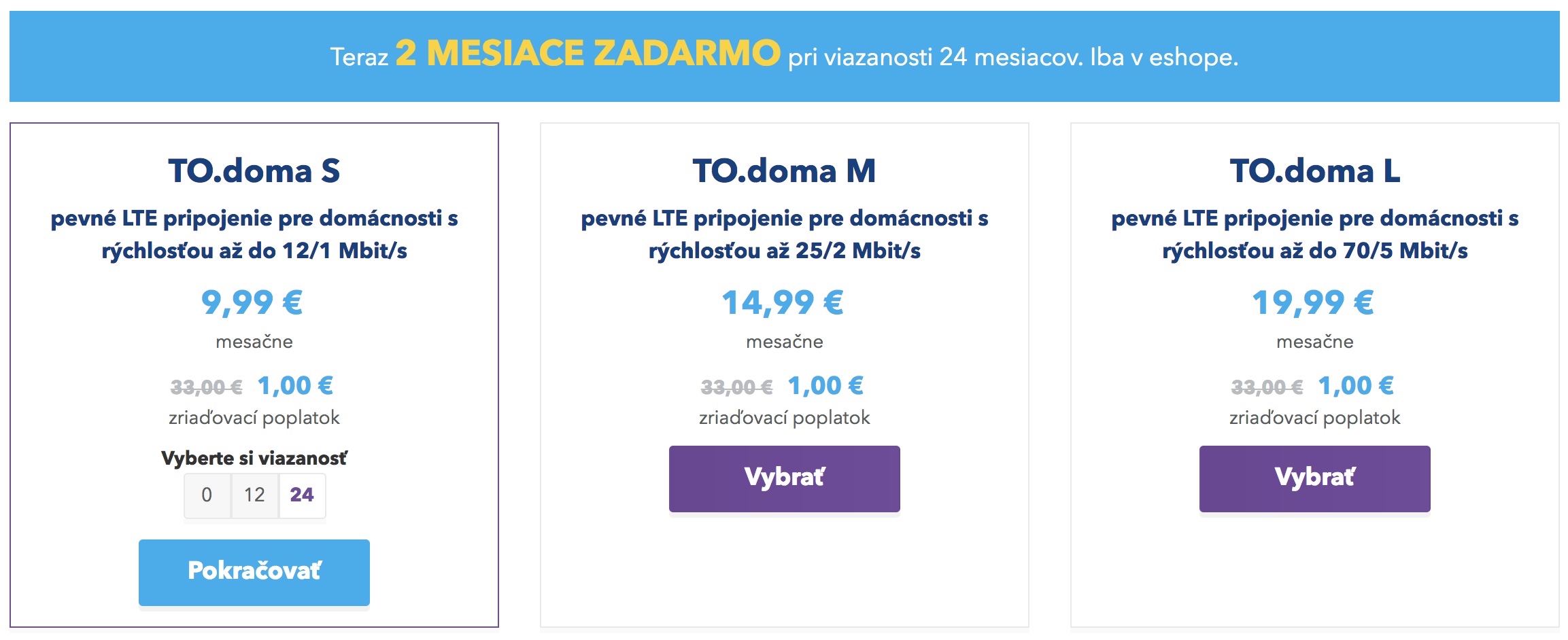 Internet na doma
